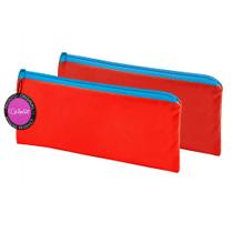 Kit 2x Estojo Escolar em TNT Premium 21x11cm Figi TopGet