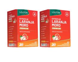 Kit 2x Extrato de Laranja Moro Premium 60 cápsulas Lauton