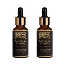 Kit 2X: Extrato de Própolis Ouro MN Food 30ml Kit 2X: Extrato de Própolis Ouro MN Food 30ml