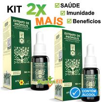 Kit 2x Extrato de Própolis Verde Apis Flora 30ml Extrato Alcoólico Kit 2x Extrato de Própolis Verde Apis Flora 30ml Extrato Alcoólico