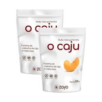 Kit 2X: Farinha De Castanha De Caju Sem Glúten Zaya 500G