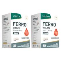 KIT 2X Ferro Quelato Bisglicinato 60 comprimidos - Lauton KIT 2X Ferro Quelato Bisglicinato 60 comprimidos - Lauton