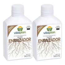 Kit 2x Fertilizante Líquido Mineral Enraizador c/ 140ml VITAPLAN