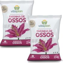 Kit 2x Fertilizante Mineral Misto Farinha de Osso c/ 2,5kg VITAPLAN