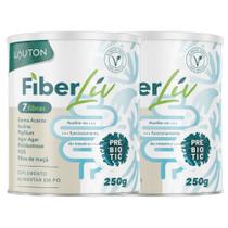 Kit 2x FiberLiv Prebiotic 7 Fibras 250g - Lauton