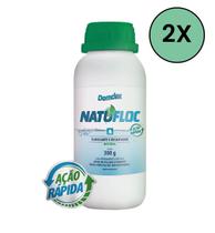 kit 2x Floculante e Decantador Natufloc 300g - Domclor