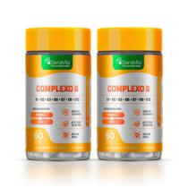 Kit 2x Frascos Complexo B + Vitamina C + Zinco - Multivitamínico - Denavita