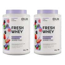 Kit 2X Fresh Whey - 900g Frutas Vermelhas - Dux Nutrition Kit 2X Fresh Whey - 900g Frutas Vermelhas - Dux Nutrition