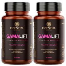 Kit 2x Gamalift 500mg - 120 Capsulas - Essential Nutrition