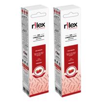 Kit 2x Gel Lubrificante Rilex Morango 50g Textura Leve Kit 2x Gel Lubrificante Rilex Morango 50g Textura Leve