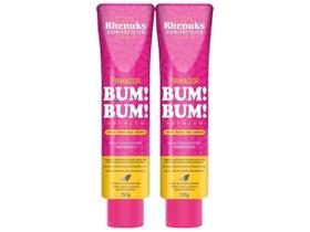 Kit 2x Gel Massageador Firmador De Bumbum Premium Coxa Abdômen 150g