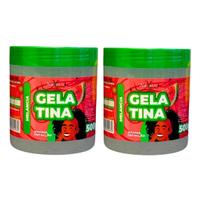 Kit 2x Gelatina Hidratação Definição De Cachos E Volume Melancia 500g Naxos Kit 2x Gelatina Hidratação Definição De Cachos E Volume Melancia 500g Naxos