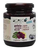 Kit 2X: Geleia De Uva Orgânica Sem Adição Açúcar Agreco 240G