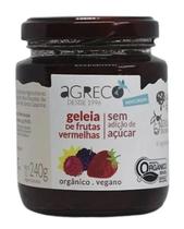 Kit 2X: Geleia Frutas Vermelhas Orgânica Sem Adição Açúcar Kit 2X: Geleia Frutas Vermelhas Orgânica Sem Adição Açúcar