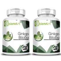 Kit 2x Ginkgo Biloba 120 Capsulas 500 Mg - Bionutri