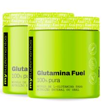 Kit 2x Glutamina 100 Pura 300g My Suplementos Kit 2x Glutamina 100 Pura 300g My Suplementos