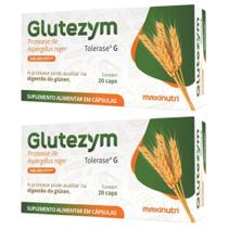 KIT 2X Glutezym 348.000 (PROTEASE) 20 cápsulas - Maxinutri