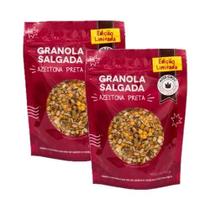 Kit 2X: Granola Salgada Azeitona Preta Sem Glúten Miss Croc 140g