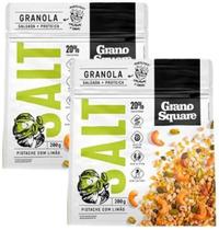 Kit 2X: Granola Salt Pistache Limão Sem Glúten Granosquare