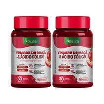 Kit 2x Gummy Vinagre De Maçã E Ácido Fólico Em Goma Denavita