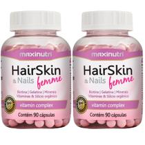 KIT 2X HairSkin Femme 90 cápsulas - Maxinutri