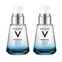 Kit 2x Hidratante Facial 30ml Vichy Minéral 89 Concentrado Fortificante e Preenchedor 89% Água Vulcânica Ativos