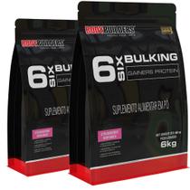 Kit 2x Hipercalórico 6 Six Bulking 6kg Bodybuilders