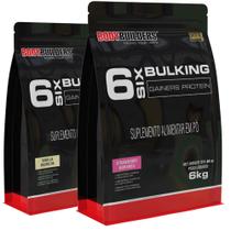Kit 2x Hipercalórico 6 Six Bulking 6kg Bodybuilders Kit 2x Hipercalórico 6 Six Bulking 6kg Bodybuilders