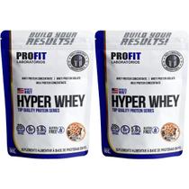 Kit 2X Hyper Whey - 900g Refil Cookies And Cream - Profit Kit 2X Hyper Whey - 900g Refil Cookies And Cream - Profit