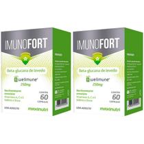 KIT 2X Imunofort (Wellmune + Vitaminas A, C, E, Zinco e Selênio) 60 cápsulas - Maxinutri KIT 2X Imunofort (Wellmune + Vitaminas A, C, E, Zinco e Selênio) 60 cápsulas - Maxinutri
