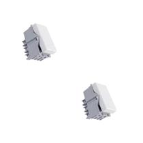 Kit 2x Interruptor Simples Branco Liz Tramontina 57115010