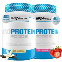 Kit 2x Iso Protein Foods 2kg - BRN FOODS