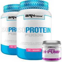 Kit 2x Iso Protein Foods 2kg + Pré Treino H-Pump Foods 250g - BRN Foods Kit 2x Iso Protein Foods 2kg + Pré Treino H-Pump Foods 250g - BRN Foods