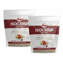 Kit 2X: Isocrisp Whey Protein em Crispies Crocantes Sabor Neutro Vitafor 240g Kit 2X: Isocrisp Whey Protein em Crispies Crocantes Sabor Neutro Vitafor 240g