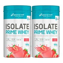 Kit 2X Isolate Prime Whey - 900g Morango Natural - BodyAction Kit 2X Isolate Prime Whey - 900g Morango Natural - BodyAction