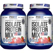 Kit 2X Isolate Protein Mix - 907g Morango - Profit Kit 2X Isolate Protein Mix - 907g Morango - Profit