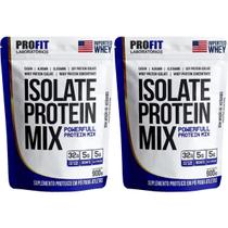 Kit 2X Isolate Protein Mix Refil - 900g Cookies e Cream - ProFit Kit 2X Isolate Protein Mix Refil - 900g Cookies e Cream - ProFit