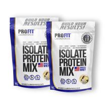 Kit 2x Isolate Protein Mix Refil 900g Profit Laboratórios