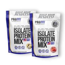 Kit 2x Isolate Protein Mix Refil 900g Profit Laboratórios