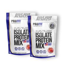 Kit 2x Isolate Protein Mix Refil 900g Profit Laboratórios