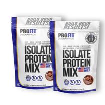 Kit 2X Isolate Protein Mix Refil 900G Profit Laboratórios