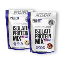 Kit 2X Isolate Protein Mix Refil 900G Profit Laboratórios