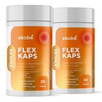 Kit 2x Kpsula Flex Kaps Ekobé PEA + Vit D + B6 + Magnésio + Zinco 30 Caps Kit 2x Kpsula Flex Kaps Ekobé PEA + Vit D + B6 + Magnésio + Zinco 30 Caps