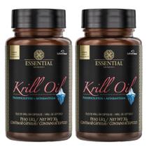 Kit 2X Krill Oil Ômega 3,6 e 9 (60 Cápsulas 30g) - Essential