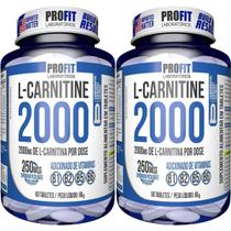 Kit 2X L-Carnitina 2000 + 250mcg Cromo - 60 Tabletes - ProFit