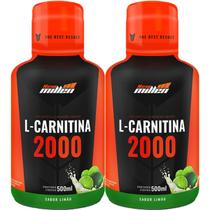 Kit 2X L-Carnitina 2000mg - 500ml Limão - New millen Kit 2X L-Carnitina 2000mg - 500ml Limão - New millen