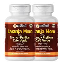 Kit 2X Laranja Moro + Café Verde 500Mg 60Cps Melforts C