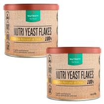 Kit 2x Latas Nutri Yeast Flakes Flocos 100% Levedura Nutricional Suplemento Alimentar Natural - 100g Nutrify Original
