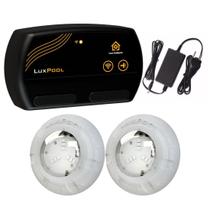 Kit 2X Led Rgb 4W Abs Piscina + Comando Wifi - Luxpool