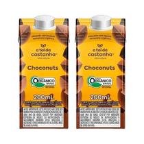 Kit 2X: Leite Vegetal Choconuts Orgânico A Tal da Castanha 200ml